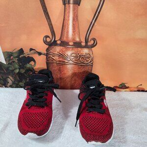 Kids RBX Sz 13 Red & Black Live Life Active Mesh Running Sneakers